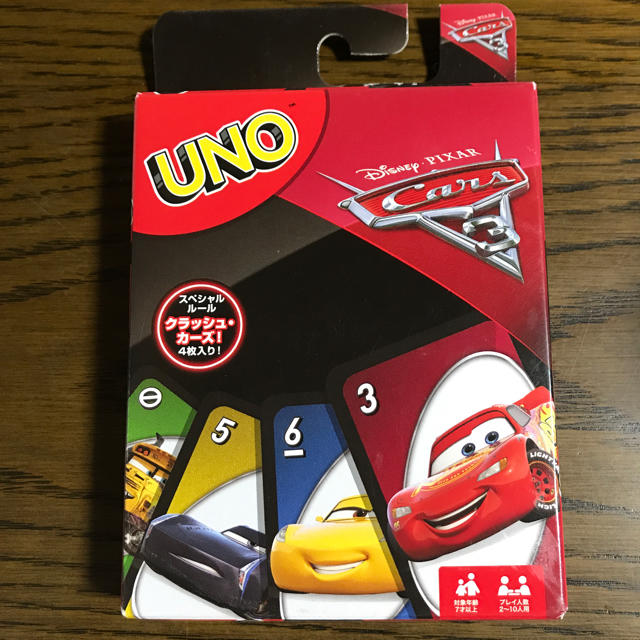 Disney(ディズニー)のウノ カーズ エンタメ/ホビーのテーブルゲーム/ホビー(トランプ/UNO)の商品写真