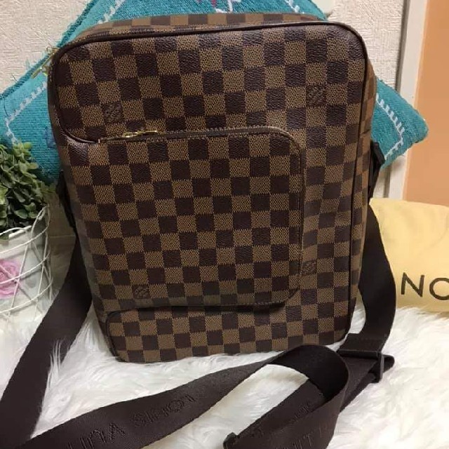LOUIS VUITTON -   超美品!!!  ルイヴィトン ダミエ オラフ MM