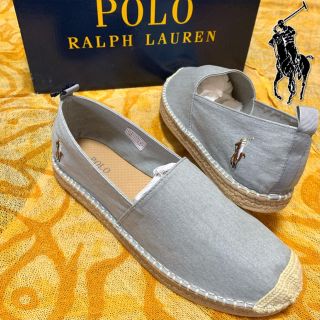 ポロラルフローレン(POLO RALPH LAUREN)のPOLO RALPH LAUREN エスパドリーユ /Gra(スリッポン/モカシン)