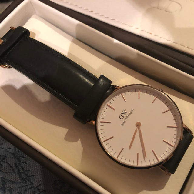 Daniel Wellington(ダニエルウェリントン)のDanielle Wellington ダニエルウェリントン  ブラック レディースのファッション小物(腕時計)の商品写真