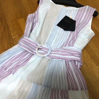 ジャスグリッティー(JUSGLITTY)のyume様専用【新品未使用】JUSGLITTY♡ストライプ ティアード(ロングワンピース/マキシワンピース)