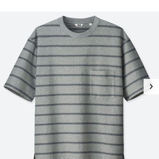 ユニクロ(UNIQLO)のUNIQLOU(ユニクロユー)オーバーサイズクルーネックT（半袖）XS  グレー(Tシャツ/カットソー(半袖/袖なし))