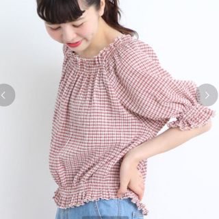 ドットアンドストライプスチャイルドウーマン(Dot&Stripes CHILDWOMAN)のパフブラウス(シャツ/ブラウス(長袖/七分))