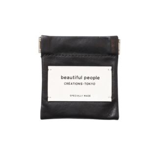 ビューティフルピープル(beautiful people)のbeautiful people レザースモールケース 黒 ブラック 完売品(財布)