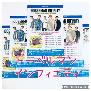 ☆「 DOBERMAN INFINITY」アリーナツアー開催決定☆フライヤー５枚(印刷物)