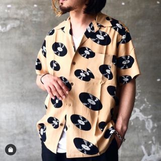 WACKO MARIA - wackomaria ワコマリア レコード柄 アロハシャツ M