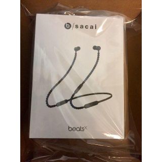 サカイ(sacai)のBeatsX sacai Special Edition サカイ ブラック(ヘッドフォン/イヤフォン)