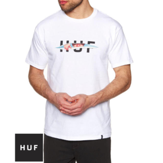 ハフ(HUF)のHuf OG Logo Ripped T-Shirt ハフ 人気 レア(Tシャツ/カットソー(半袖/袖なし))