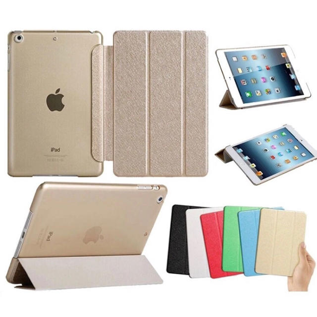iPad mini 1/2/3 case : ゴールド スマホ/家電/カメラのスマホアクセサリー(iPadケース)の商品写真