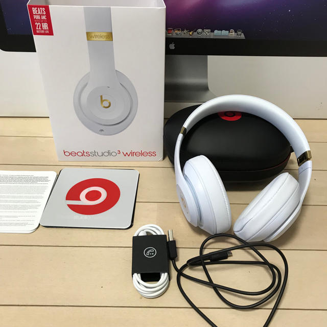 Beats by Dr Dre(ビーツバイドクタードレ)の美品 BEATS STUDIO 3 WIRELESS ヘッドホン スマホ/家電/カメラのオーディオ機器(ヘッドフォン/イヤフォン)の商品写真