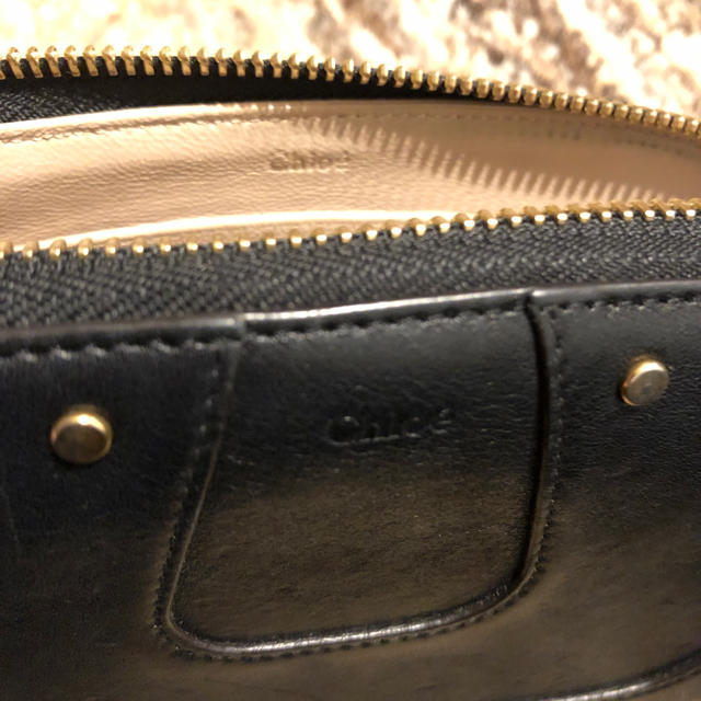ゲリラ値下げ Chloe クロエ 長財布 黒 丸っこい長財布 - 財布