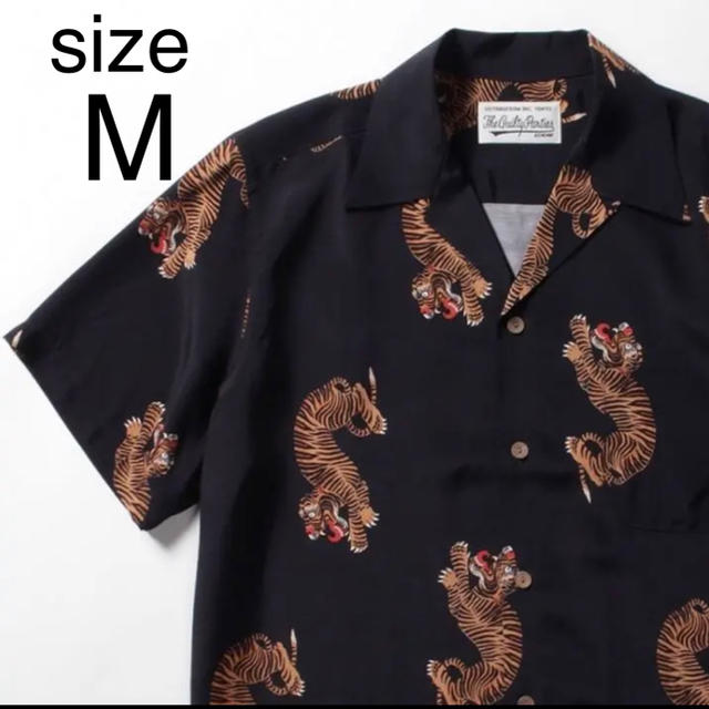 【WACKO MARIA 】19S/S 虎柄 ブラック  size:M