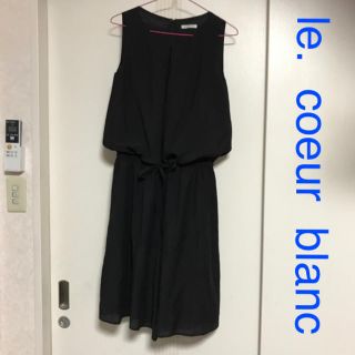 ルクールブラン(le.coeur blanc)のle.coeur blanc  ブラック  オールインワン(オールインワン)