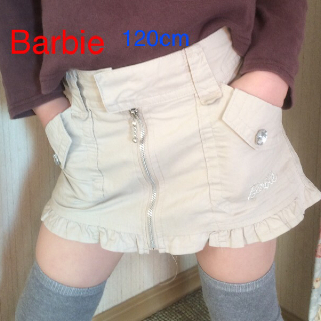 Barbie(バービー)のバービー ショートパンツ 110 120 キッズ/ベビー/マタニティのキッズ服女の子用(90cm~)(パンツ/スパッツ)の商品写真
