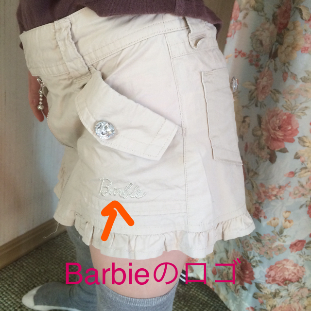 Barbie(バービー)のバービー ショートパンツ 110 120 キッズ/ベビー/マタニティのキッズ服女の子用(90cm~)(パンツ/スパッツ)の商品写真