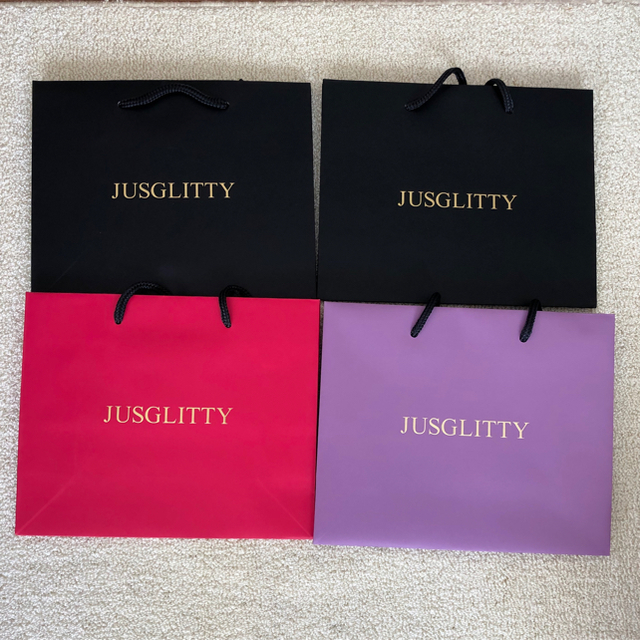 JUSGLITTY(ジャスグリッティー)の【JUSGLITTY】ブランドショップ袋 レディースのバッグ(ショップ袋)の商品写真