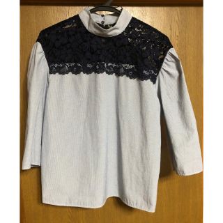 ザラ(ZARA)のZARA レース付きブラウス(シャツ/ブラウス(半袖/袖なし))