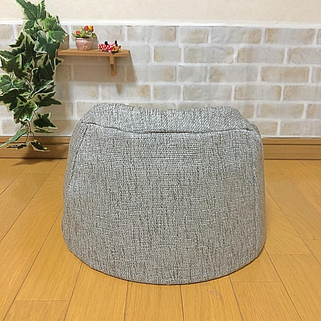 Bumbo(バンボ)のハンドメイド♡バンボカバー(ソファ風グレー) キッズ/ベビー/マタニティの寝具/家具(シーツ/カバー)の商品写真