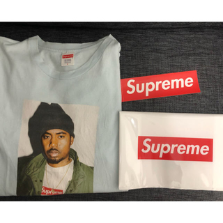 シュプリーム(Supreme)のSupreme 17SS Nas Tee blue L(Tシャツ/カットソー(半袖/袖なし))