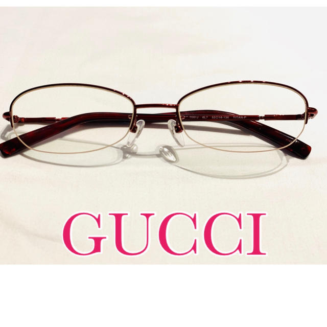 Gucci - GUCCI メガネフレーム GGマーク レディース 【正規品・超美品