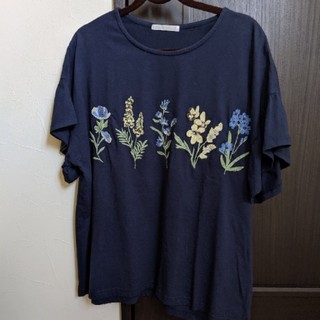 サマンサモスモス(SM2)のエヘカソポ 刺繍 Tシャツ(Tシャツ(半袖/袖なし))