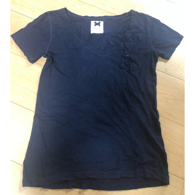 Gilly Hicks(ギリーヒックス)のGilly Hicks Tシャツ 紺色 Sサイズ レディースのトップス(Tシャツ(半袖/袖なし))の商品写真