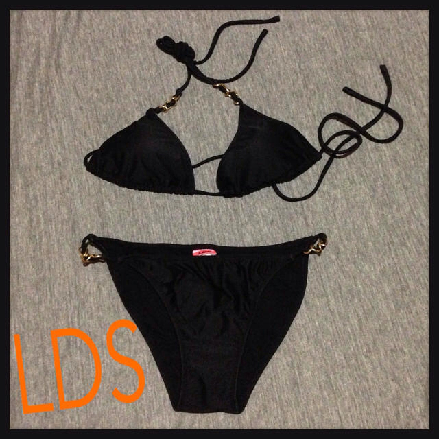 LDS(エルディーエス)のLDS 三角ビキニ、Bershkaサイフ レディースの水着/浴衣(水着)の商品写真