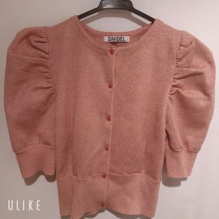 スナイデル(SNIDEL)の♡snidel♡パフスリーブカーディガン(カーディガン)