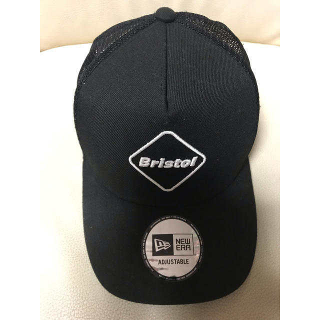 カラーブラックFCRB 19SS NEW ERA EMBLEM MESH CAP ブラック