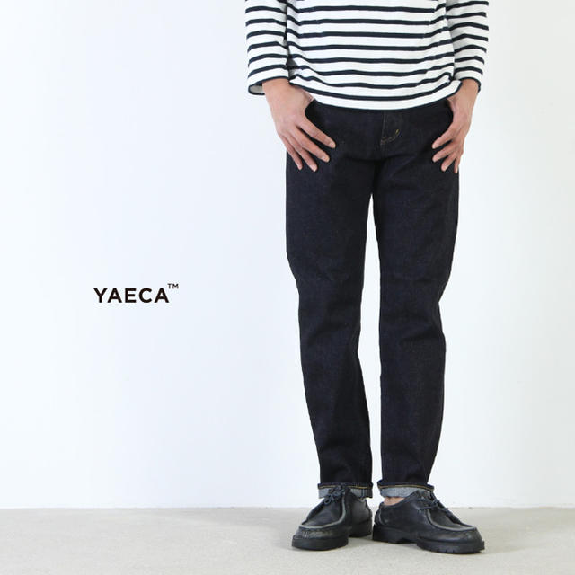 YAECA(ヤエカ)のヤエカ12-14wスタンダードデニムパンツ メンズのパンツ(デニム/ジーンズ)の商品写真