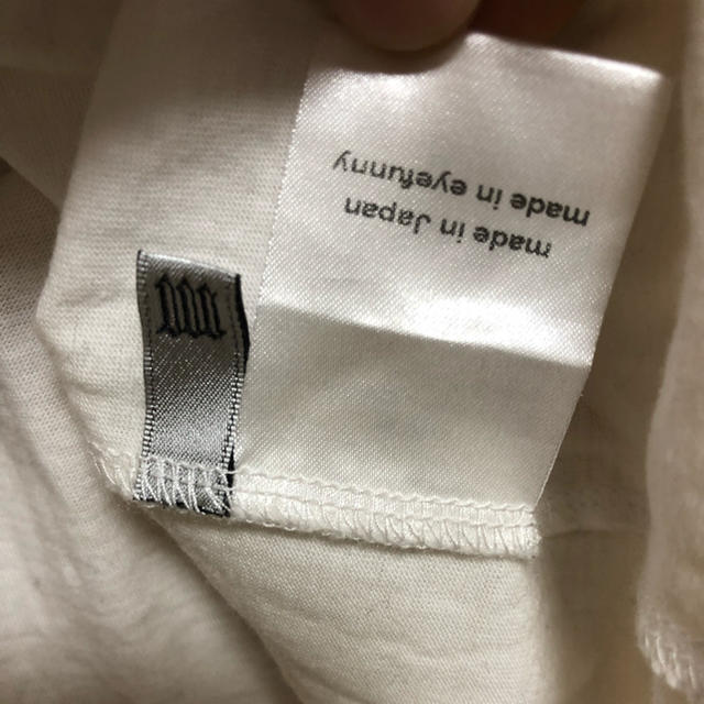 EYEFUNNY(アイファニー)のEYEFUNNYアイファニーQnineダイヤモンドスターラメプリントTシャツ白M メンズのトップス(Tシャツ/カットソー(半袖/袖なし))の商品写真