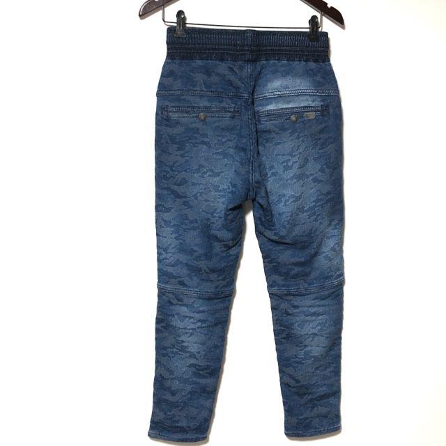 TAVERNITI SO JEANS　スウェットデニム　ダメージ加工　カモフラ