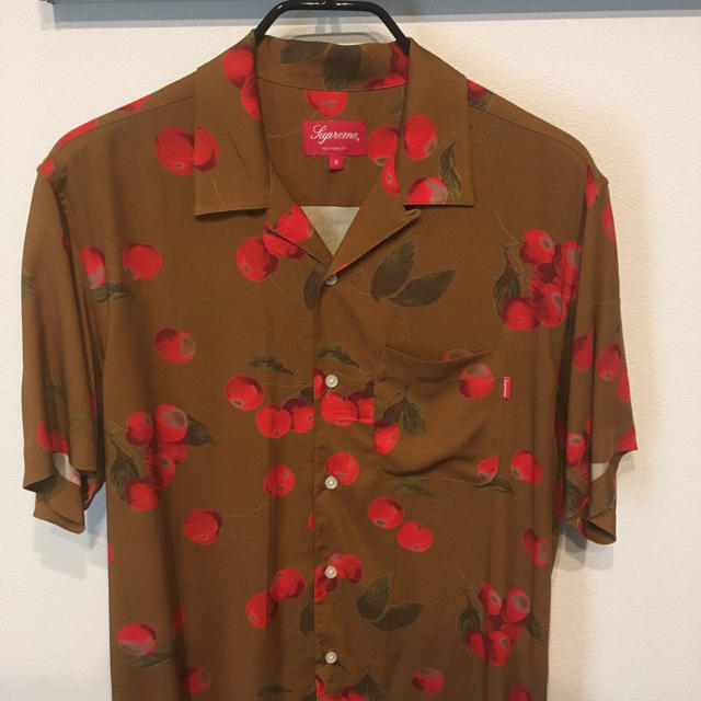 supreme  Cherry Rayon S/S Shirt