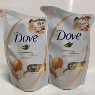 ユニリーバ(Unilever)のDOVE ダヴ ボディウォッシュ シアバター＆バニラ 詰め替え用2個セット(ボディソープ/石鹸)