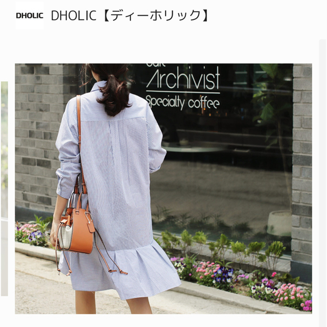 dholic(ディーホリック)のdholic 2wayステッチコントラストバッグ レディースのバッグ(ショルダーバッグ)の商品写真