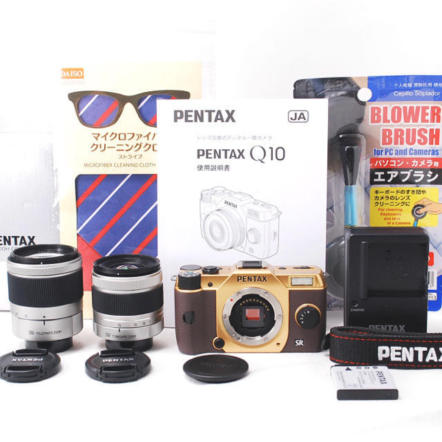 PENTAX(ペンタックス)の★シャッター回数12枚★希少オーダーカラー★PENTAX ペンタックス Q10  スマホ/家電/カメラのカメラ(ミラーレス一眼)の商品写真