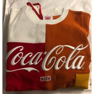 シュプリーム(Supreme)のkith × coca-cola パッチワーククルーネック(スウェット)