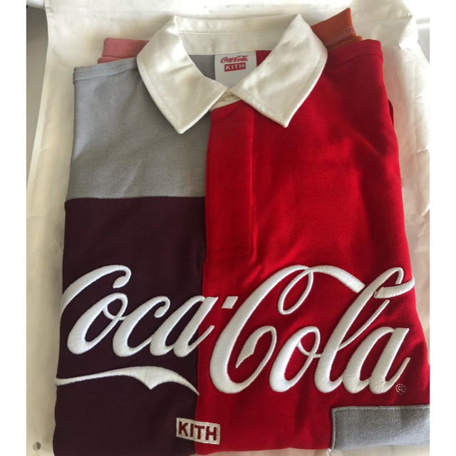 kith × coca-cola 半袖ポロシャツ