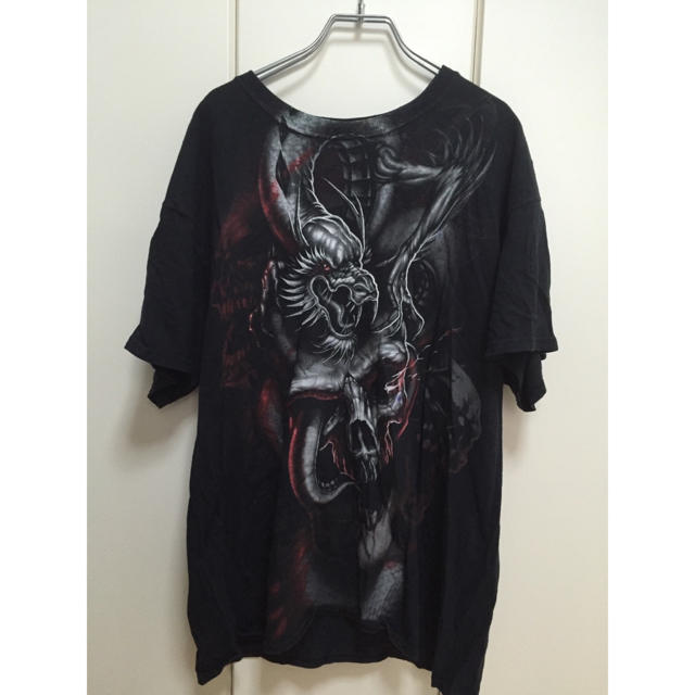 Yohji Yamamoto(ヨウジヤマモト)の鷲 鷹  スカルTシャツ バンドTシャツ バンT 80s 90s メンズのトップス(Tシャツ/カットソー(半袖/袖なし))の商品写真