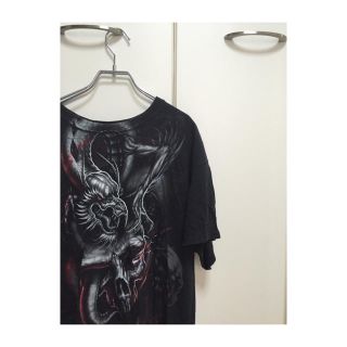 ヨウジヤマモト(Yohji Yamamoto)の鷲 鷹  スカルTシャツ バンドTシャツ バンT 80s 90s(Tシャツ/カットソー(半袖/袖なし))