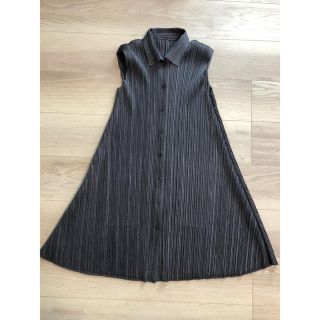 プリーツプリーズイッセイミヤケ(PLEATS PLEASE ISSEY MIYAKE)のプリーツプリーズ イッセイミヤケ シャツワンピース(ひざ丈ワンピース)