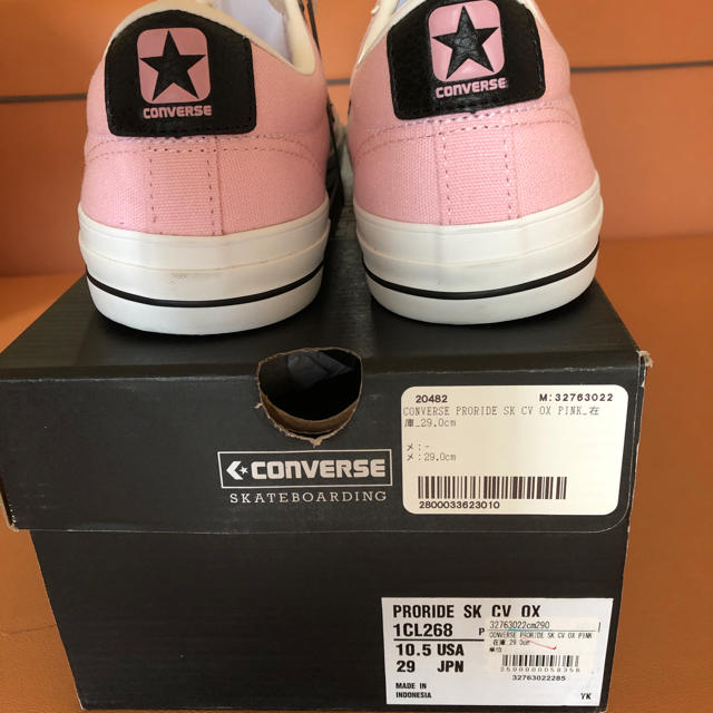 CONVERSE(コンバース)のCONVERSE PRORIDE SK CV OX PINK US10.5 メンズの靴/シューズ(スニーカー)の商品写真