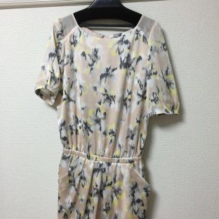 ジャスグリッティー(JUSGLITTY)のぼかし花柄プリントワンピ♡(ひざ丈ワンピース)