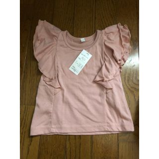 ニシマツヤ(西松屋)の西松屋 くすみピンクトップス 80(Ｔシャツ)