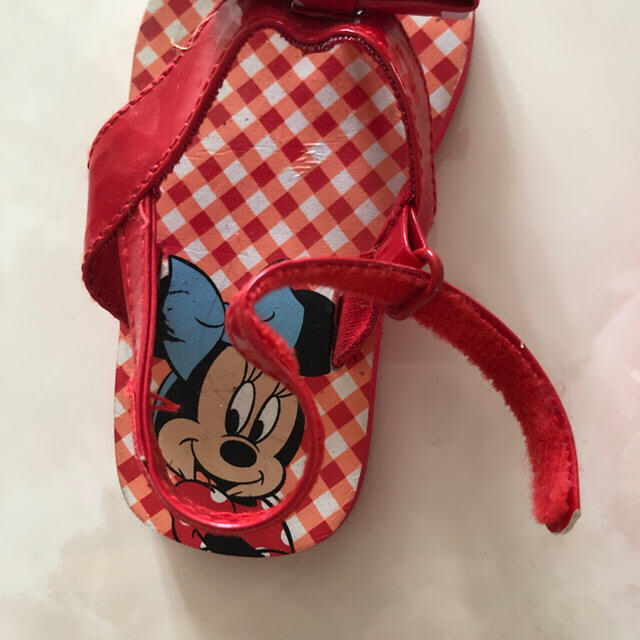Disney(ディズニー)のディズニー  ミニー  サンダル キッズ/ベビー/マタニティのベビー靴/シューズ(~14cm)(サンダル)の商品写真