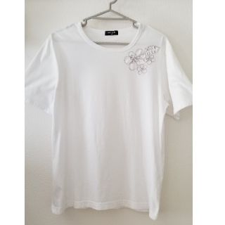 コムサイズム(COMME CA ISM)のCOMME CA ISM 花ワンポイント 半袖TシャツM(Tシャツ/カットソー(半袖/袖なし))