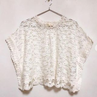 ダブルクローゼット(w closet)のW closet 総レースブラウス(シャツ/ブラウス(半袖/袖なし))