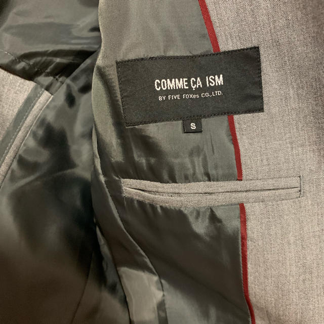 COMME CA ISM(コムサイズム)のCOMME CA ISM グレー スーツジャケット レディースのフォーマル/ドレス(スーツ)の商品写真