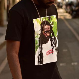 シュプリーム(Supreme)の[M] Supreme Buju Banton Tee Black 黒M(Tシャツ/カットソー(半袖/袖なし))