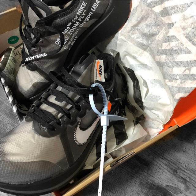 NIKE off-white ズームフライ ブラック